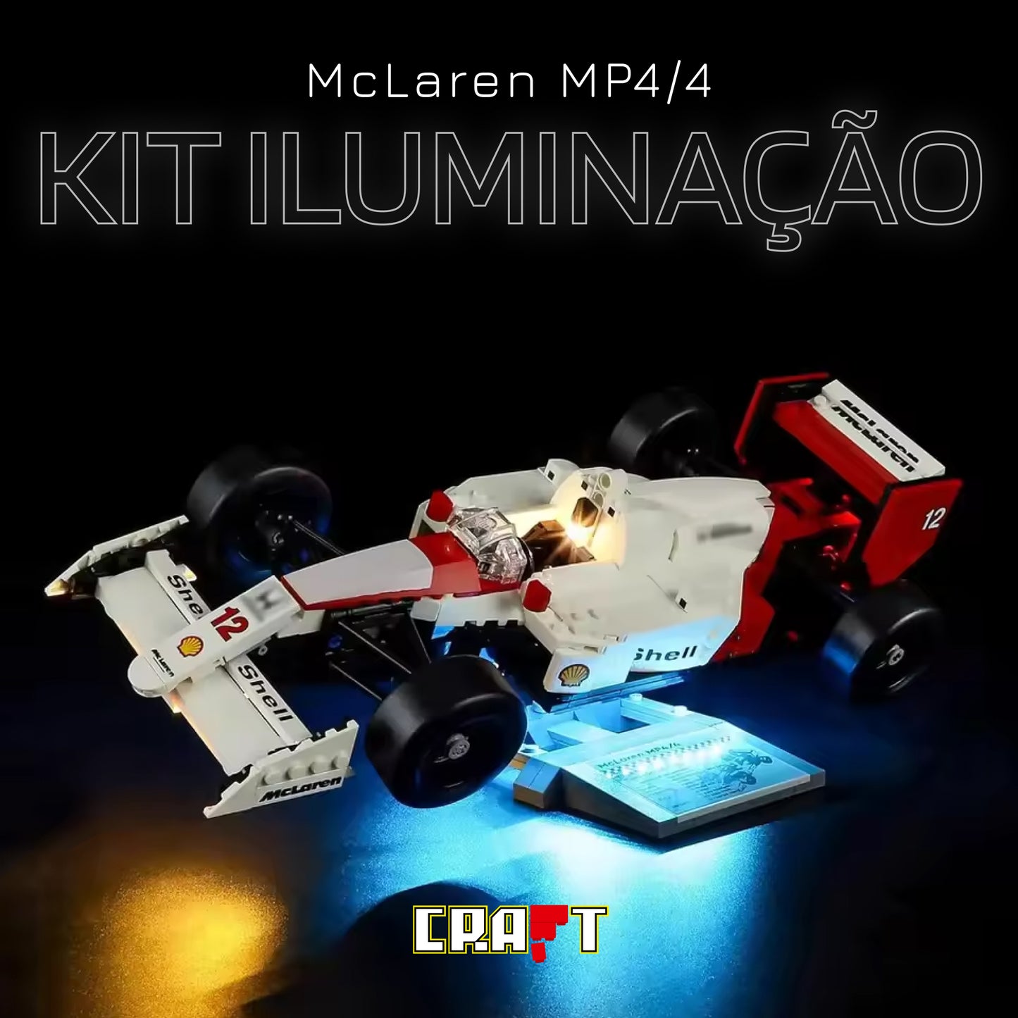 Kit de Iluminação para a McLaren MP4/4 (693 peças)