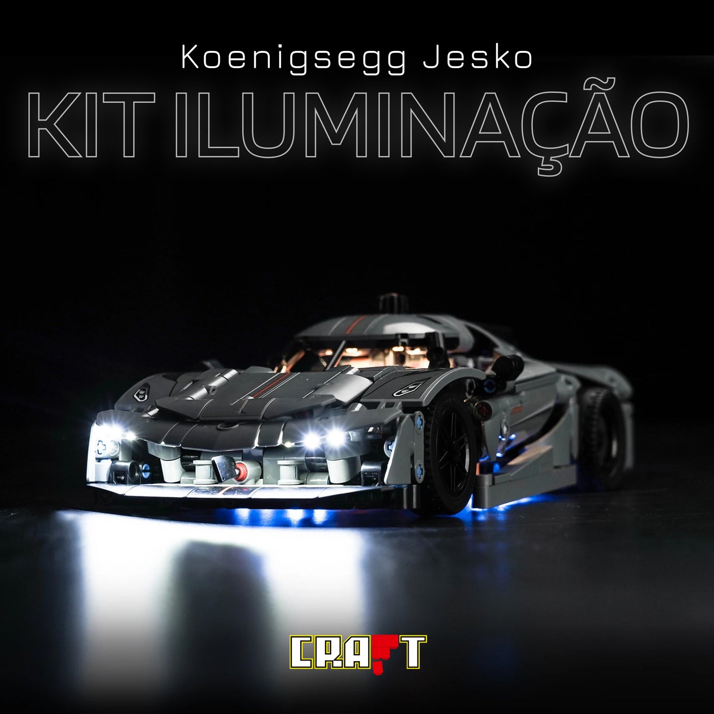 Kit de Iluminação para o Hypercar Koenigsegg Jesko