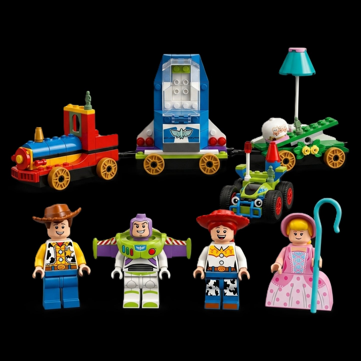 Toy Story - Trem de Celebração e Carro RC (206 peças)