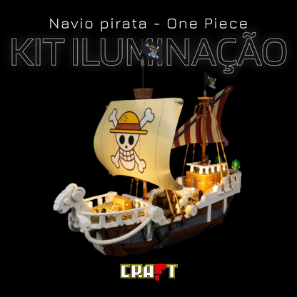 Kit de Iluminação para o Navio Pirata - One Piece (1484 peças)