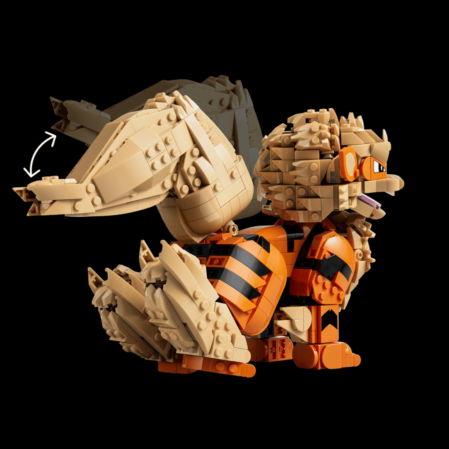 Pokémon - Arcanine (1190 peças)