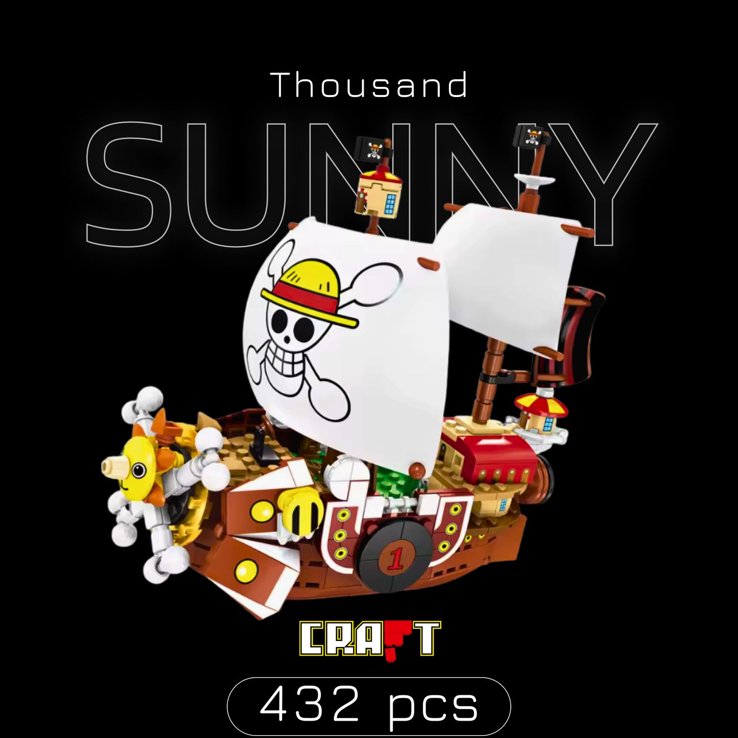 One Piece - Thousand Sunny (432 peças)