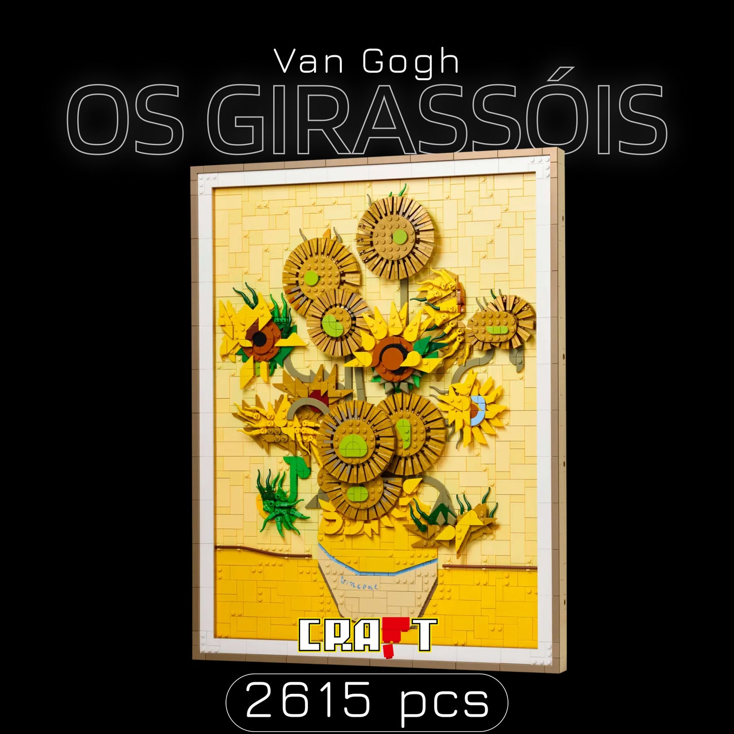 Van Gogh - Os Girassóis (2615 peças)