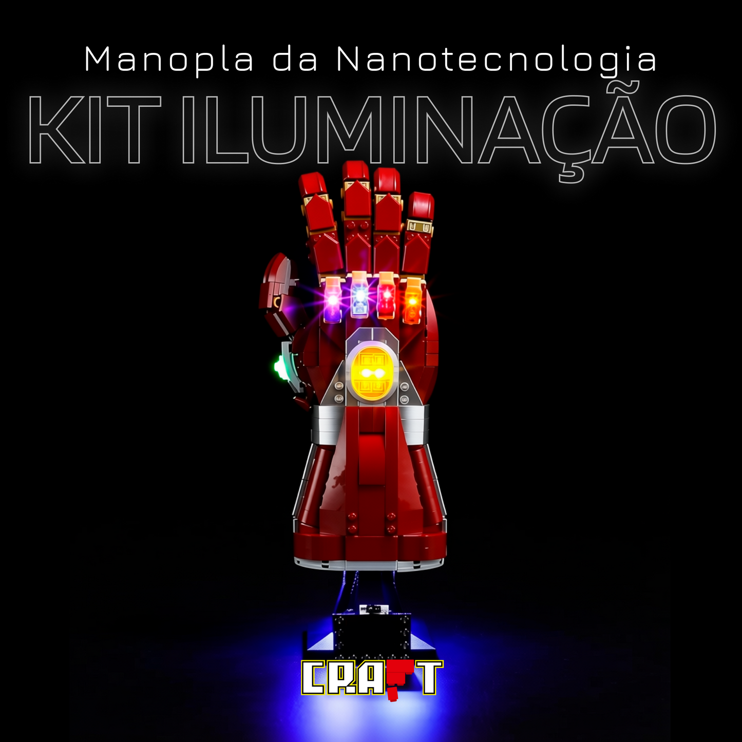 Kit de Iluminação para Manopla da Nanotecnologia (675 peças)