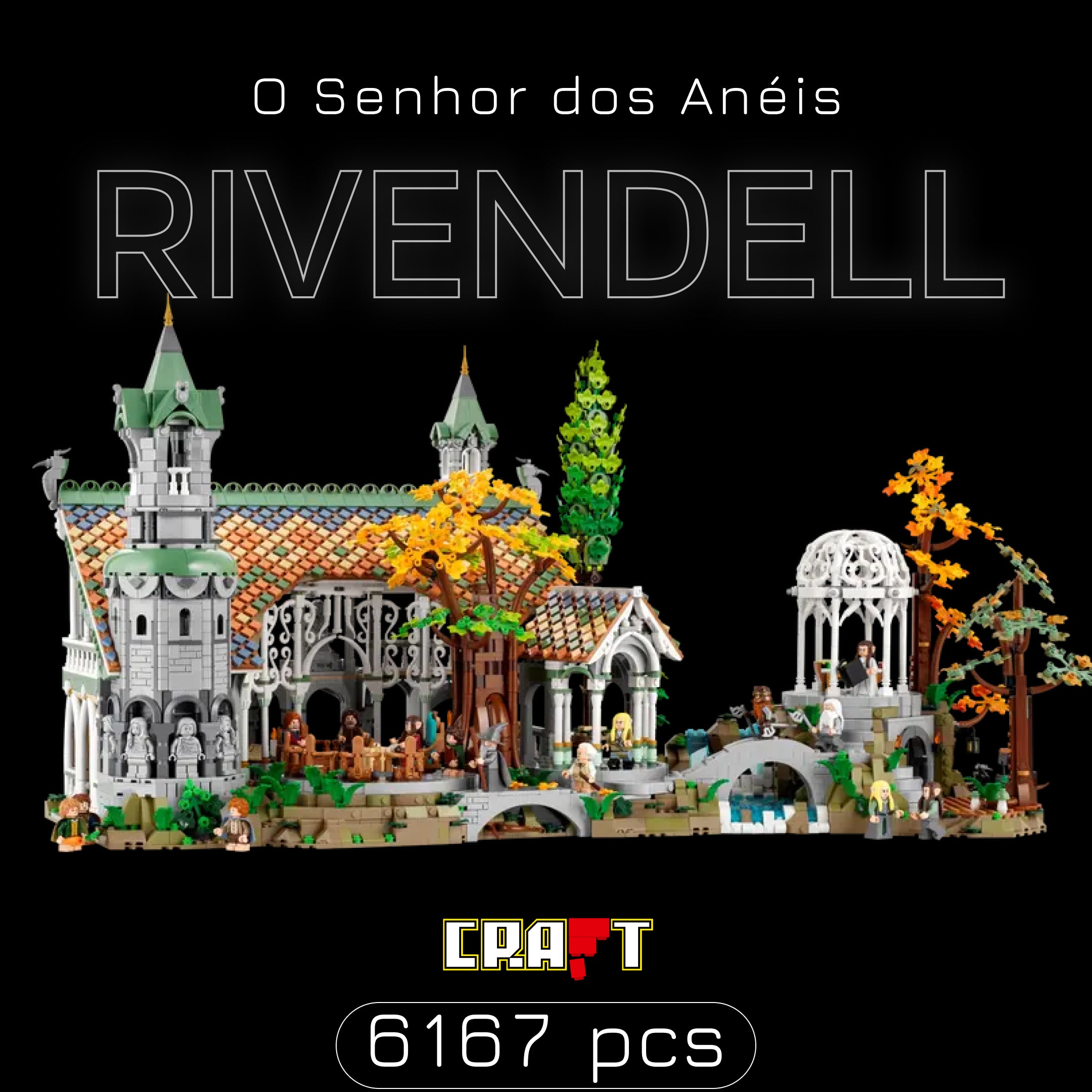 O Senhor dos Anéis - Rivendell (6167 peças) – Brics Craft