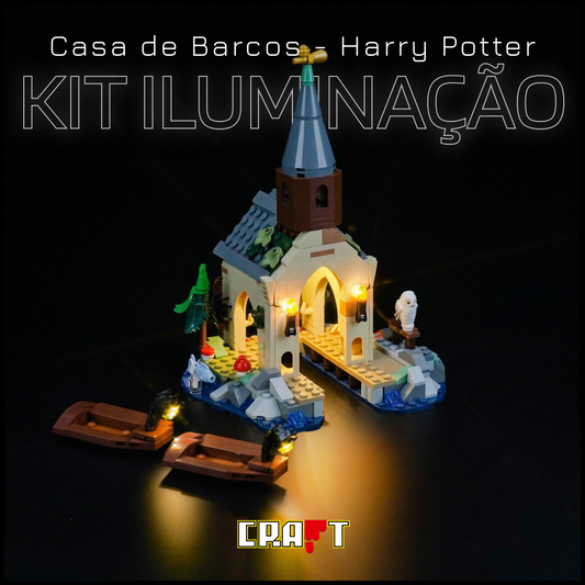Kit de Iluminação para a Casa de Barco de Hogwarts (350 peças)