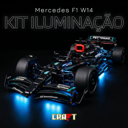 Fórmula 1 - Mercedes-AMG W14 (1642 peças)