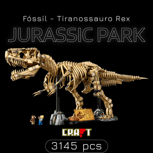 Fóssil do Tiranossauro Rex - Jurassic Park (3145 peças)