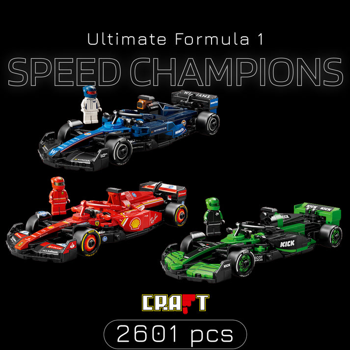 Ultimate Fórmula 1 - Speed Champions (2601 peças) – Brics Craft