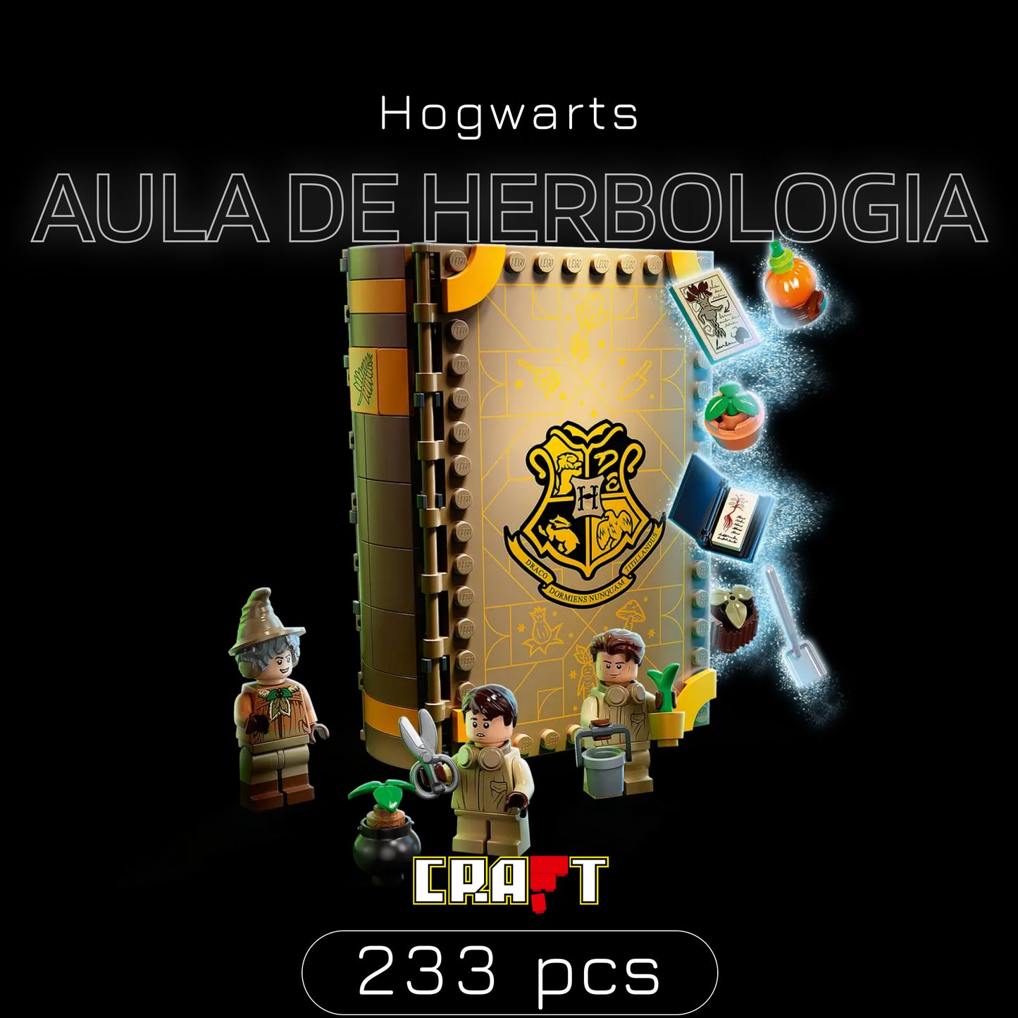 Hogwarts - Aula de Herbologia (233 peças)