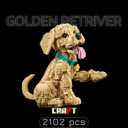 Cachorrinho Golden Retriever (2102 peças)