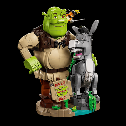 Shrek, Burro e Gato de Botas (1403 peças)