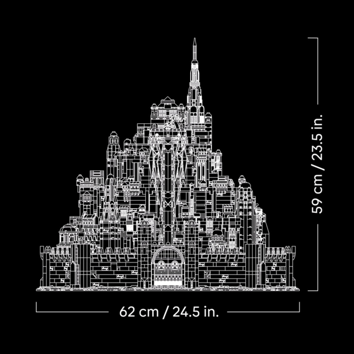 O Senhor dos Anéis - Minas Tirith (8278 peças)