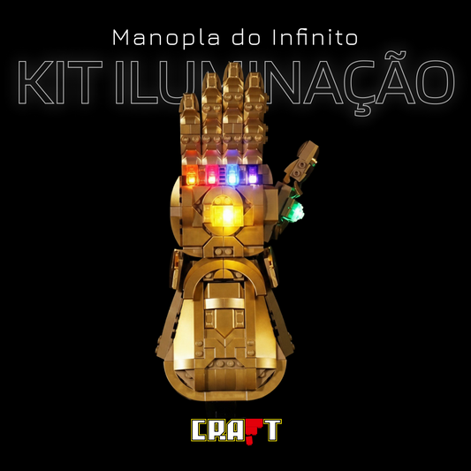 Kit de Iluminação LED para Manopla do Infinito