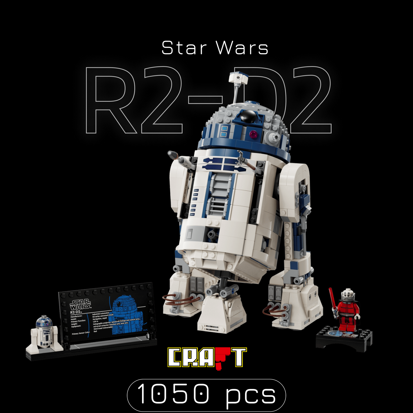 Star Wars - R2-D2 (1050 peças)