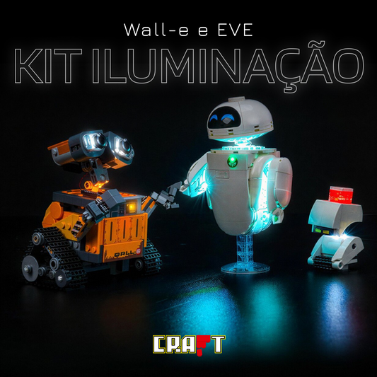 Kit de Iluminação o Wall-e e a EVA (811 peças)