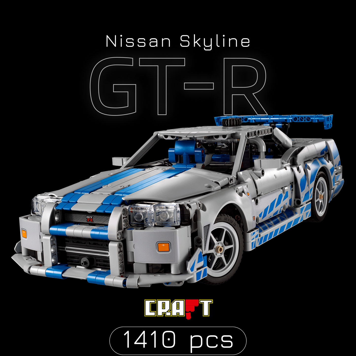 Velozes e Furiosos - Nissan Skyline GT-R (1410 peças)