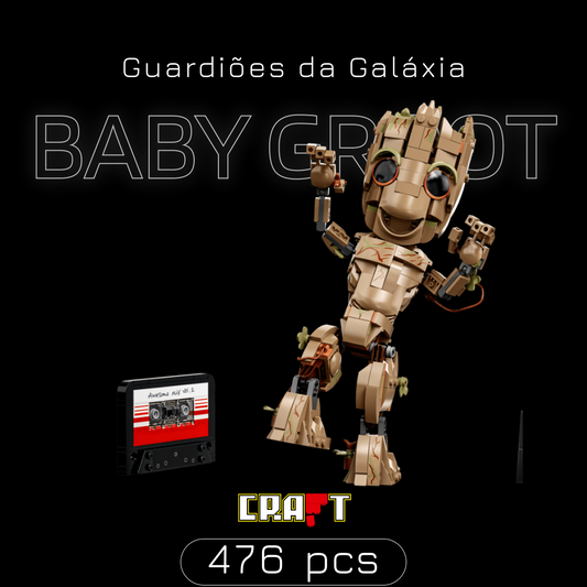 Baby Groot de Guardiões da Galáxia (476 peças)