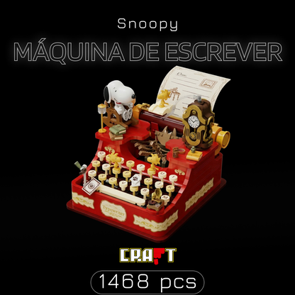 Snoopy - Máquina de Escrever (1468 peças)