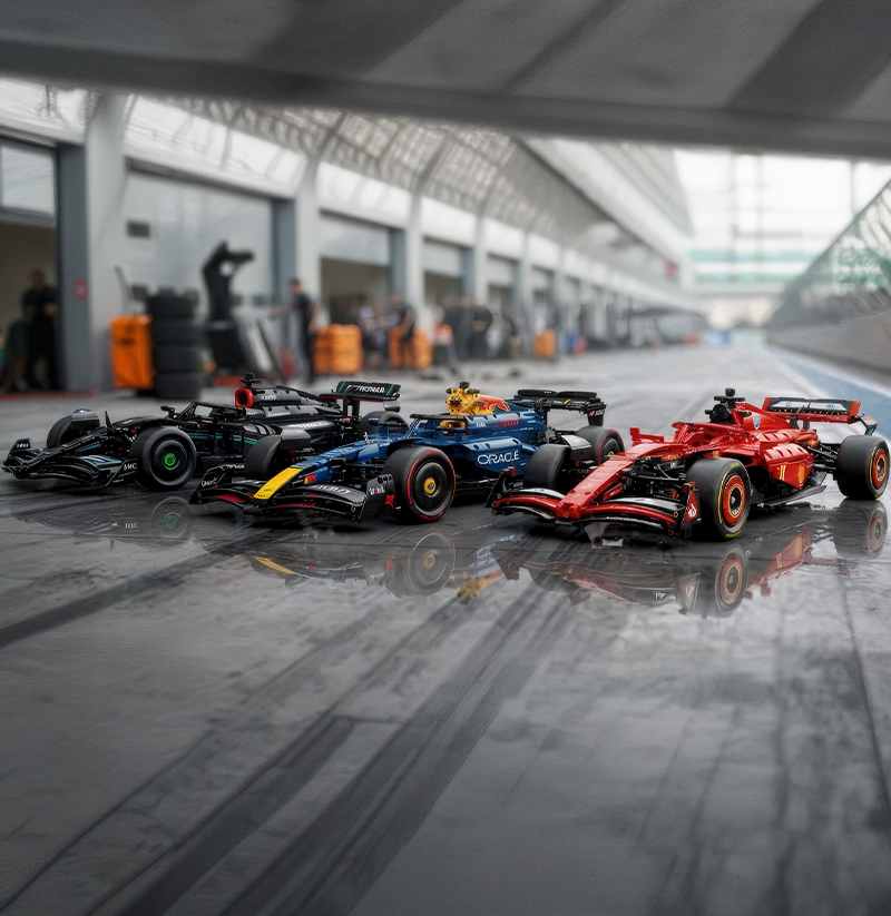 Compre Junto! As Três Fórmula-1 mais vendidas (Ferrari SF24, Mercedes AMG W14, Red Bull RB20)