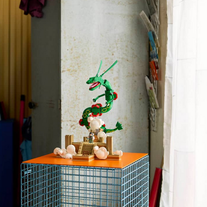 Pokémon Rayquaza, capa Brics Craft, posição 6, 1083 peças