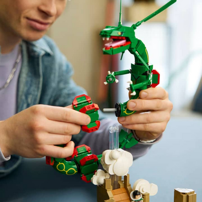 Pokémon Rayquaza, capa Brics Craft, posição 12, 1083 peças